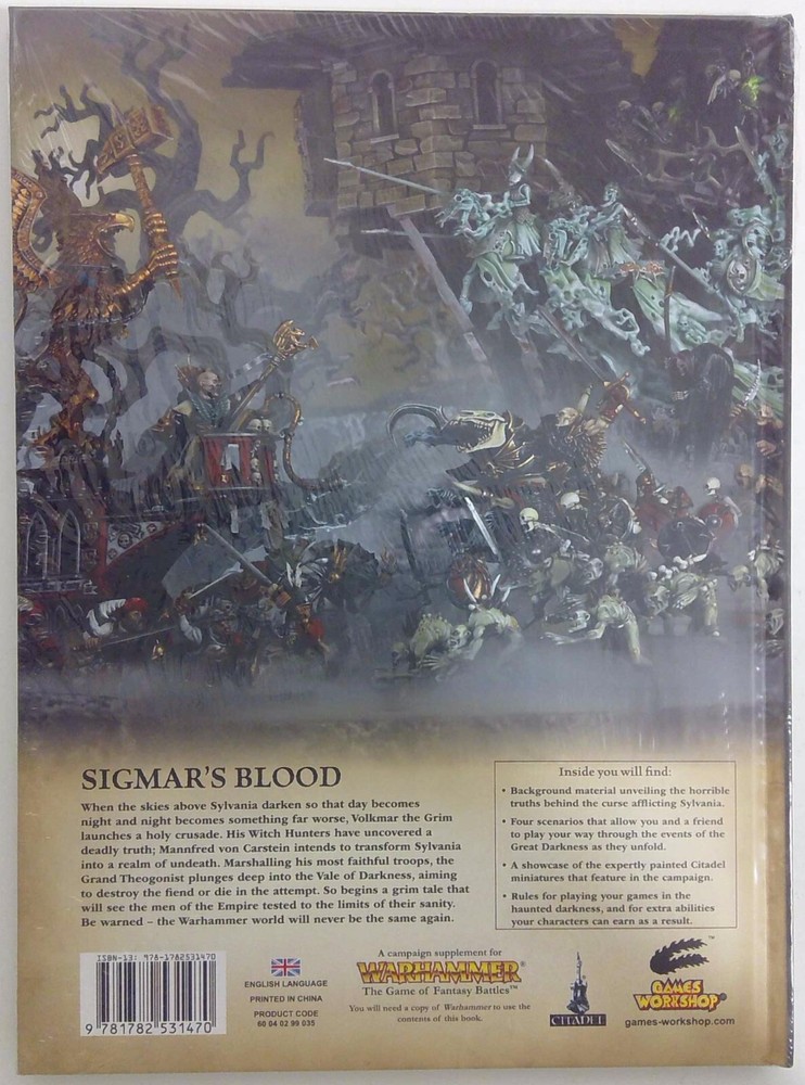 WARHAMMER CAMPAIGN: Sigmar's Blood HC