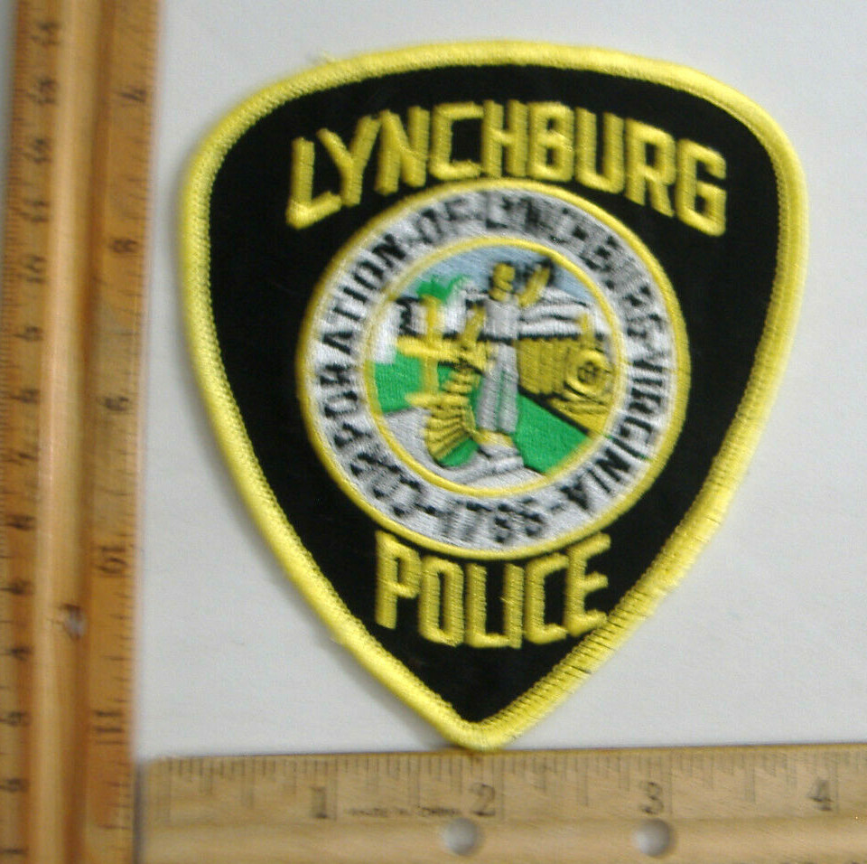 LYNCHBURG VIRGINIA  POLICE  FABRIC PATCH