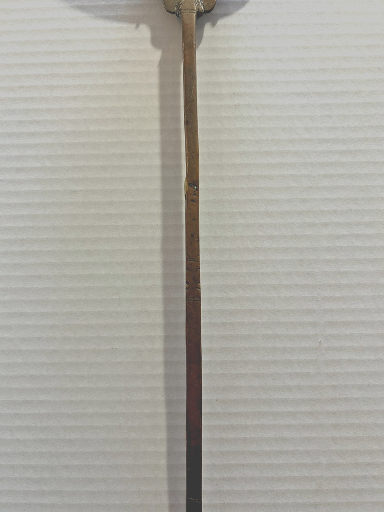 Vtg. Hand Made 19" Copper Skimmer Spoon