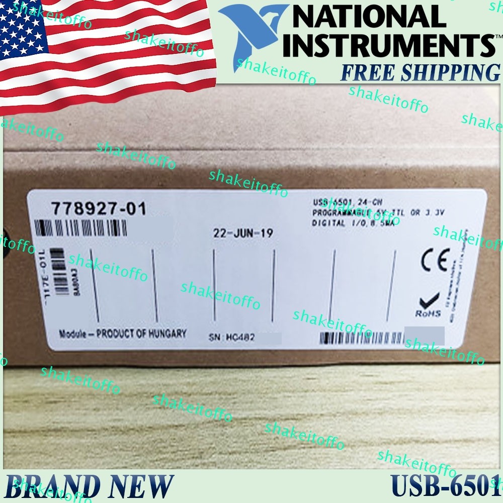 National Instruments USB-6501 Data Acquisition Card NI DAQ Multifunction USstock