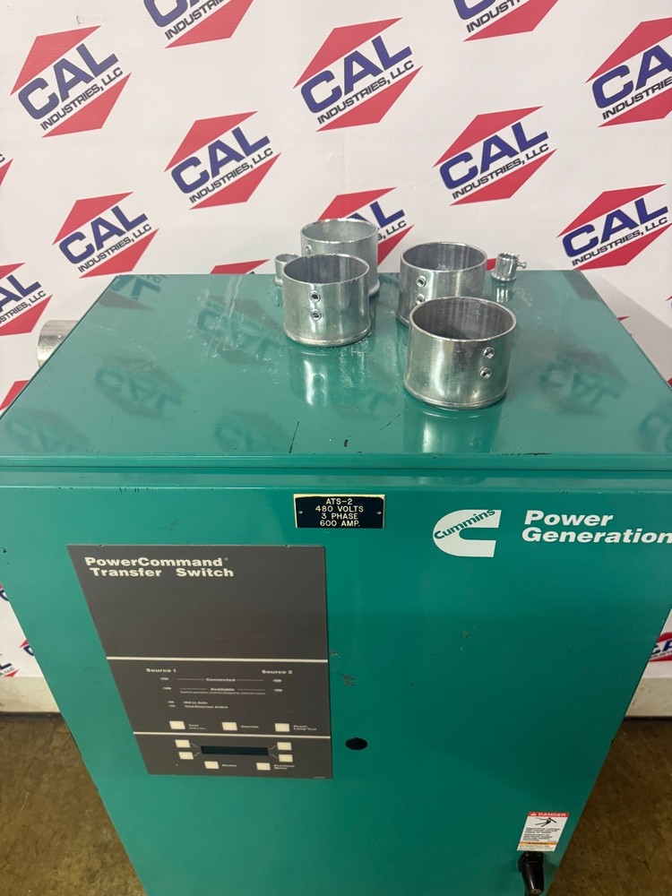 Cummins Automatic Transfer Switch 480v 3 phase 600 amp