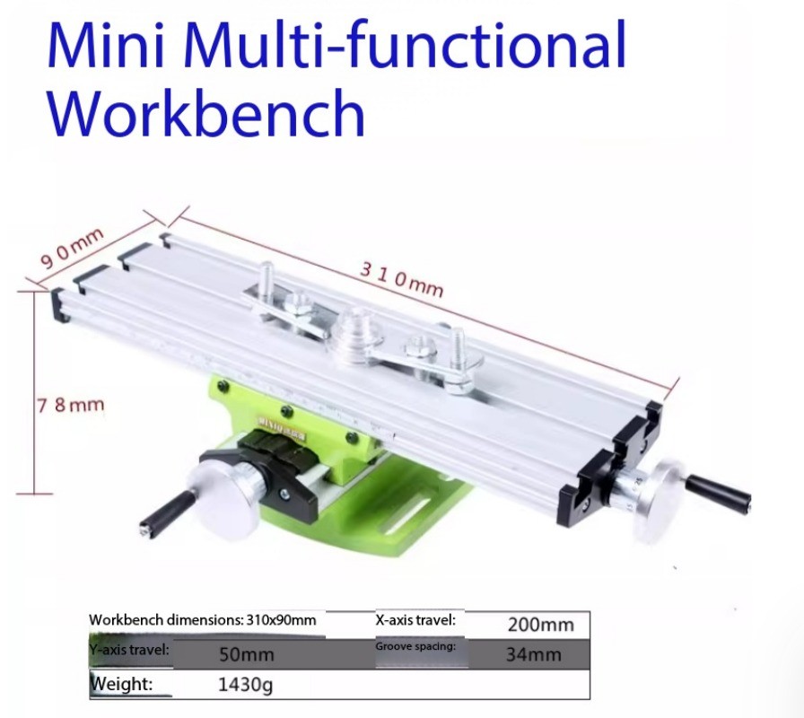 Precision Cross-type Worktable Micro Movable Slide Table for X and Y Axes