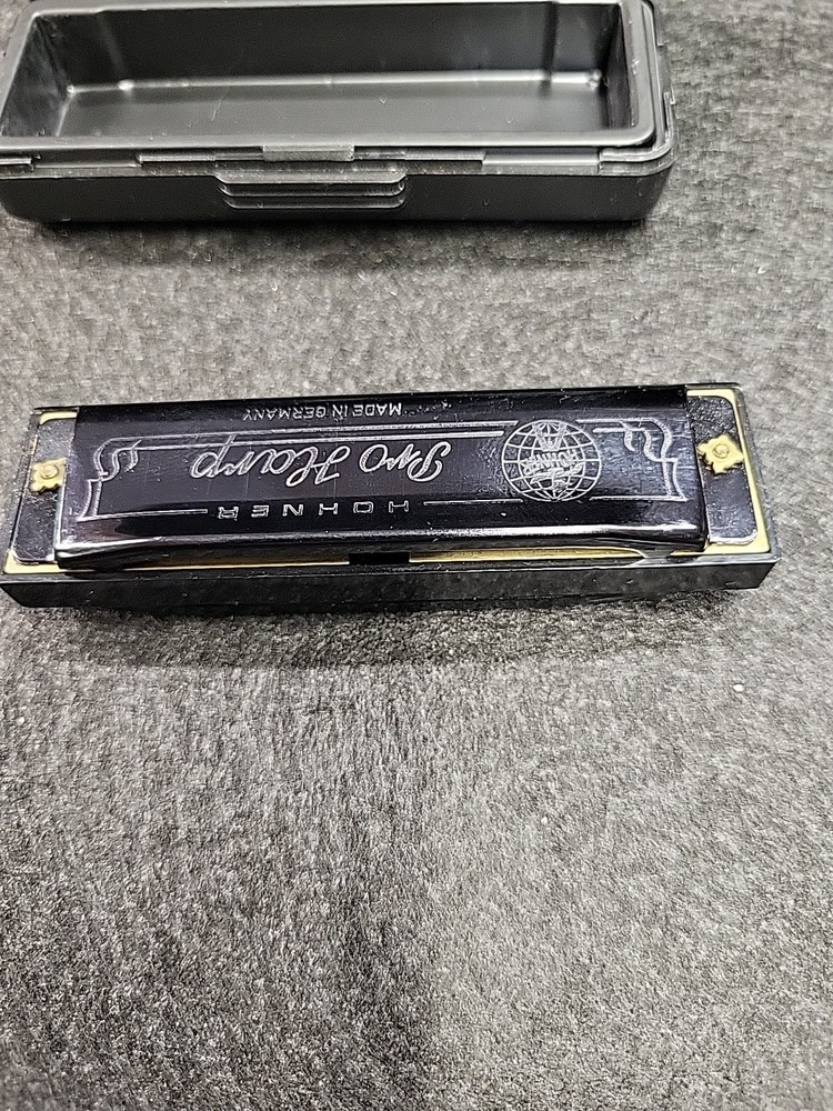 Hohner Pro Harp Harmonica Made In Germany With Plastic Case
