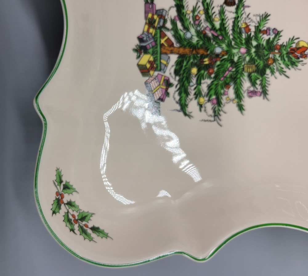 Spode England CHRISTMAS TREE 7" Devonia Serving Tray Square