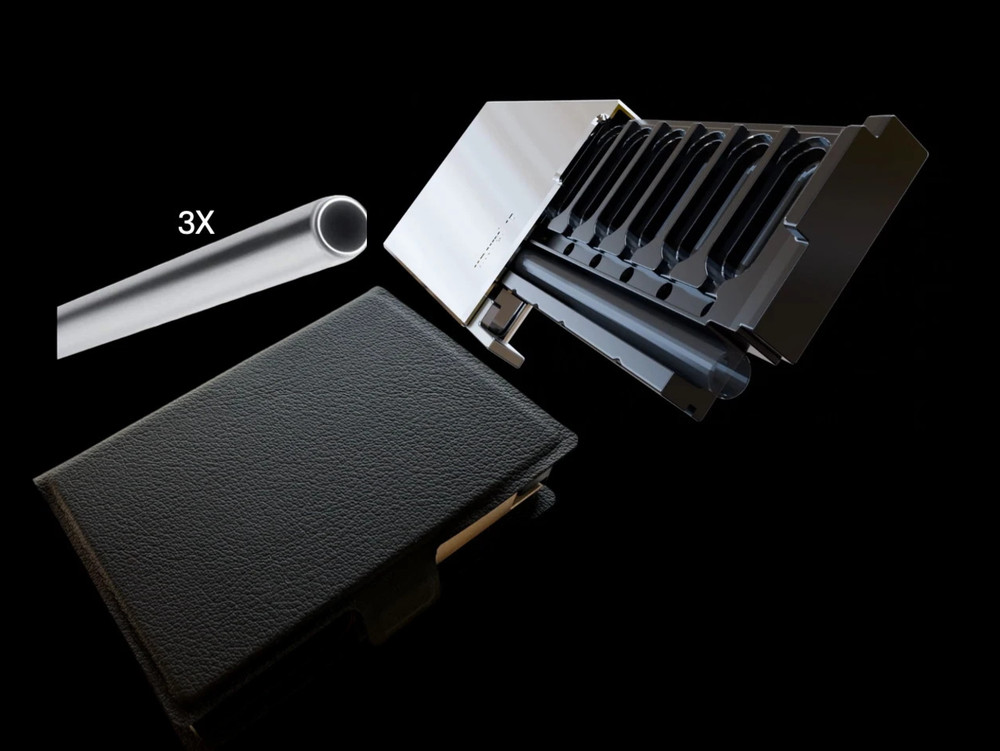 Full silver snuffbox kit -  Discreet Pocket box