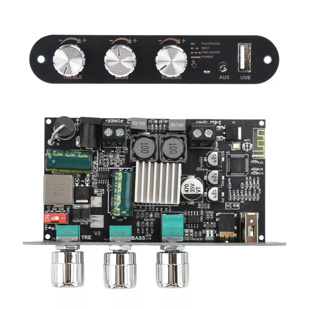 1* Audio Input: Bluetooth + AUX + U disk + USB sound card Amplifier Board