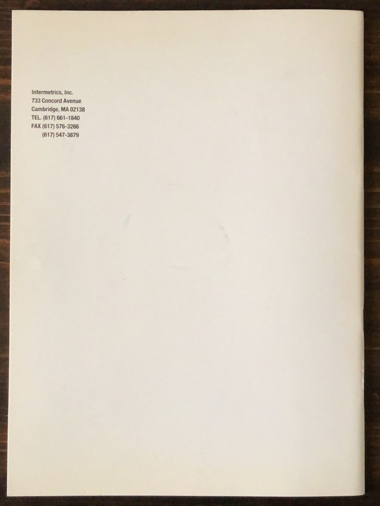 1989 Intermetrics Annual Report