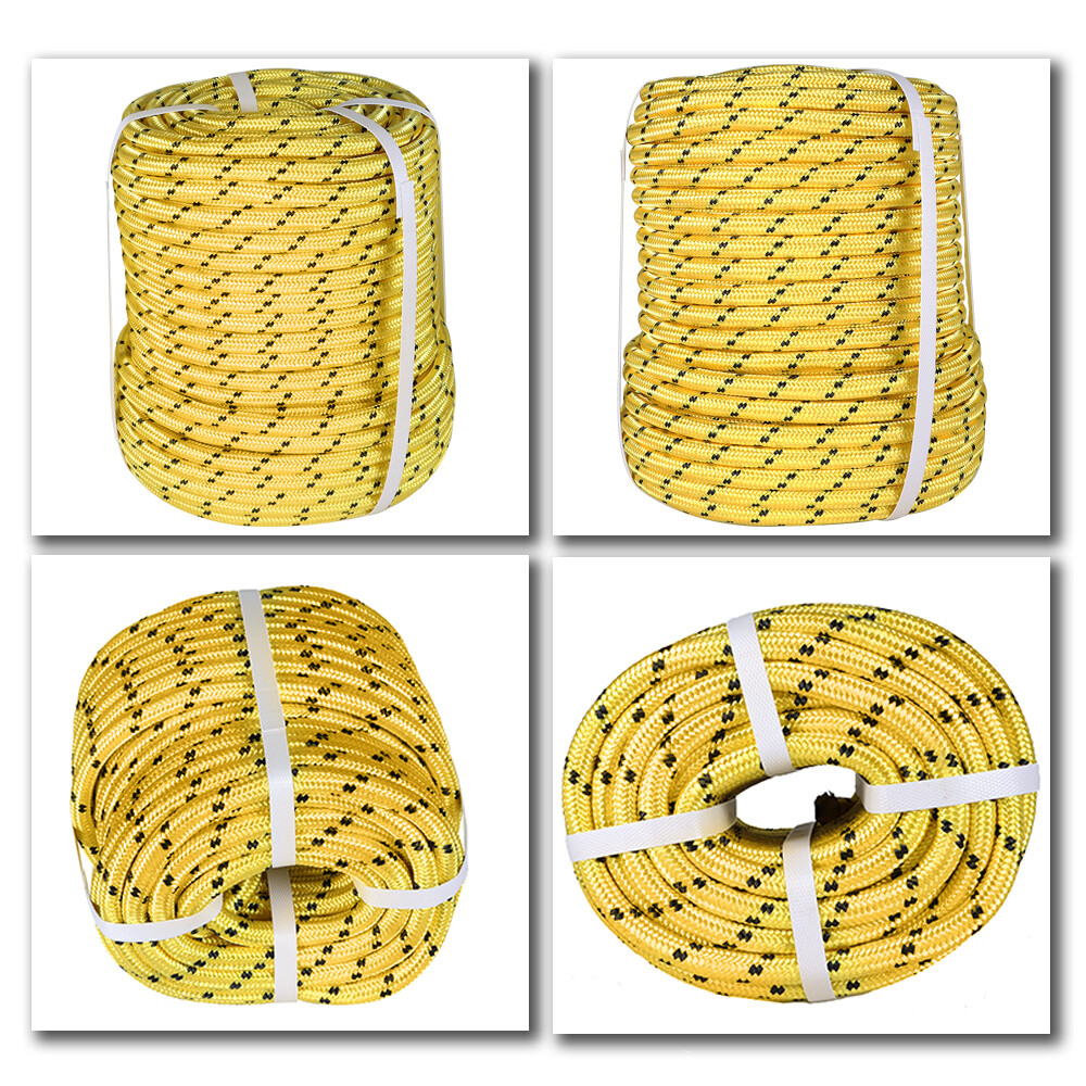 Braided Polyester Arborist Rigging Garden (1/2"×200ft) Strong Pulling Rope
