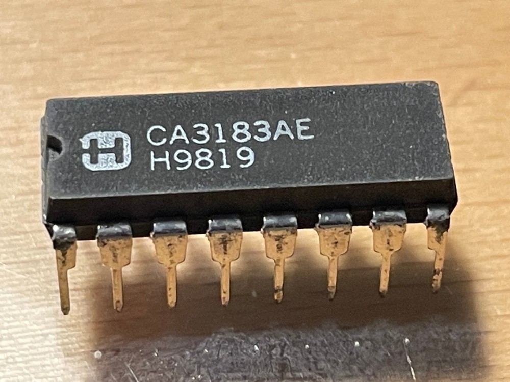 CA3183AE , Bipolar Junction Transistor, Array, Independent, DIP-16.