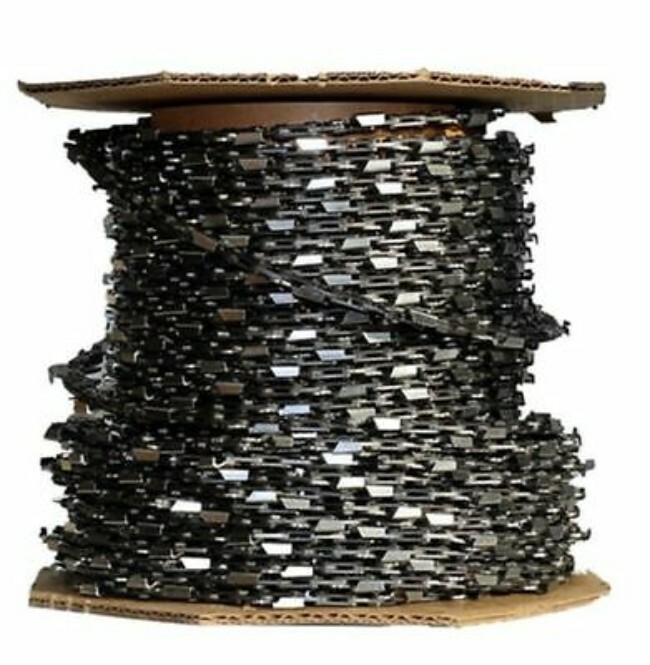 Timber Ridge 75LGX 100' Reel 3/8" .063 PREMIUM FULL CHISEL CHAIN STIHL HUSQVARNA