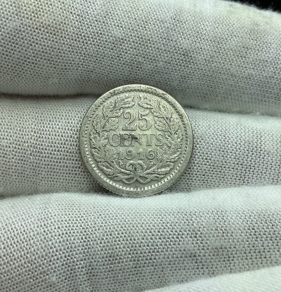 Netherlands - 25 Cents 1916 M396
