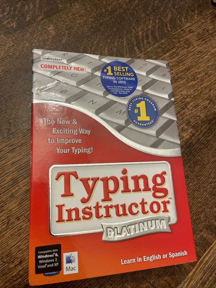 Individual Software Typing Instructor Platinum New Sealed