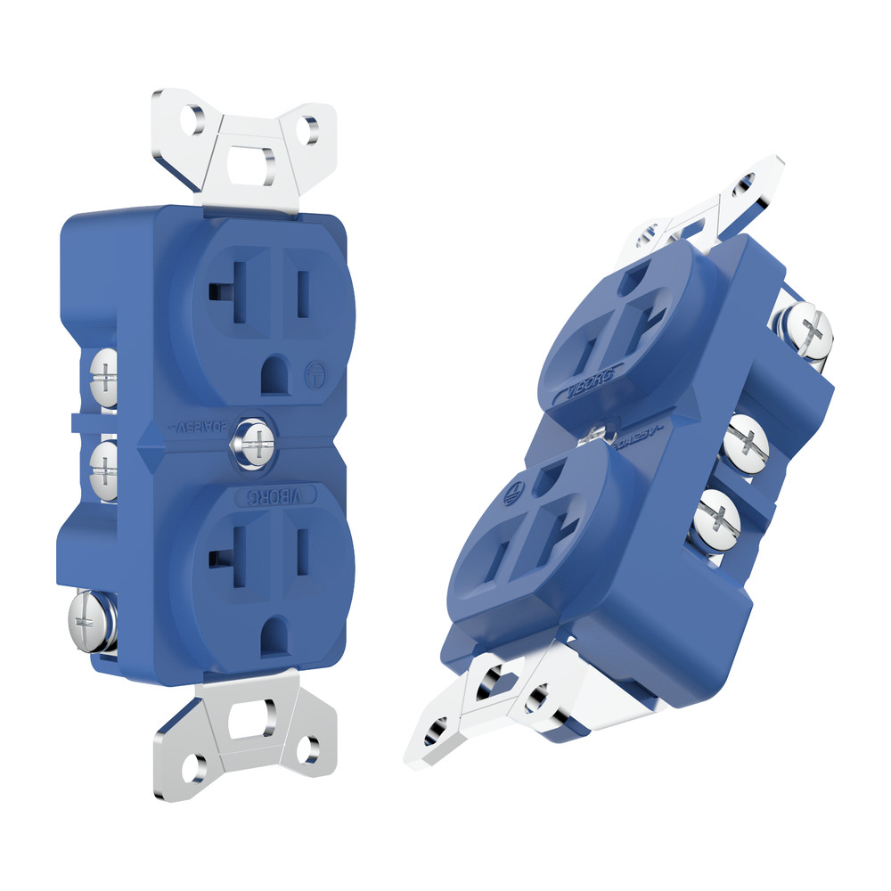 OFC Copper US AC HiFi Power Receptacles Wall Duplex Distributor Socket Outlet