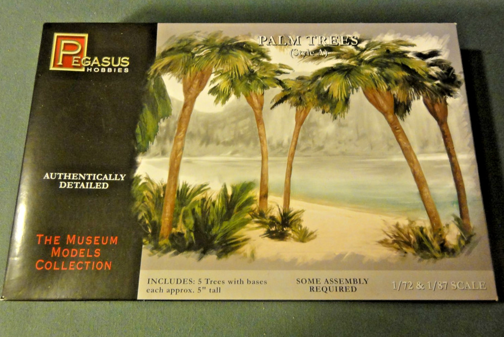 1/72 Pegasus Palm Trees Set A  5"  MIB  complete set