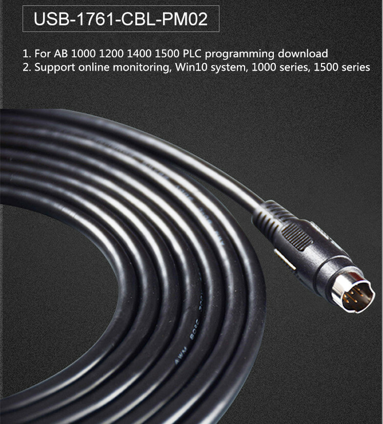 USB-1761-CBL-PM02 MicroLonix 1000 1200 1500 PLC programming cable