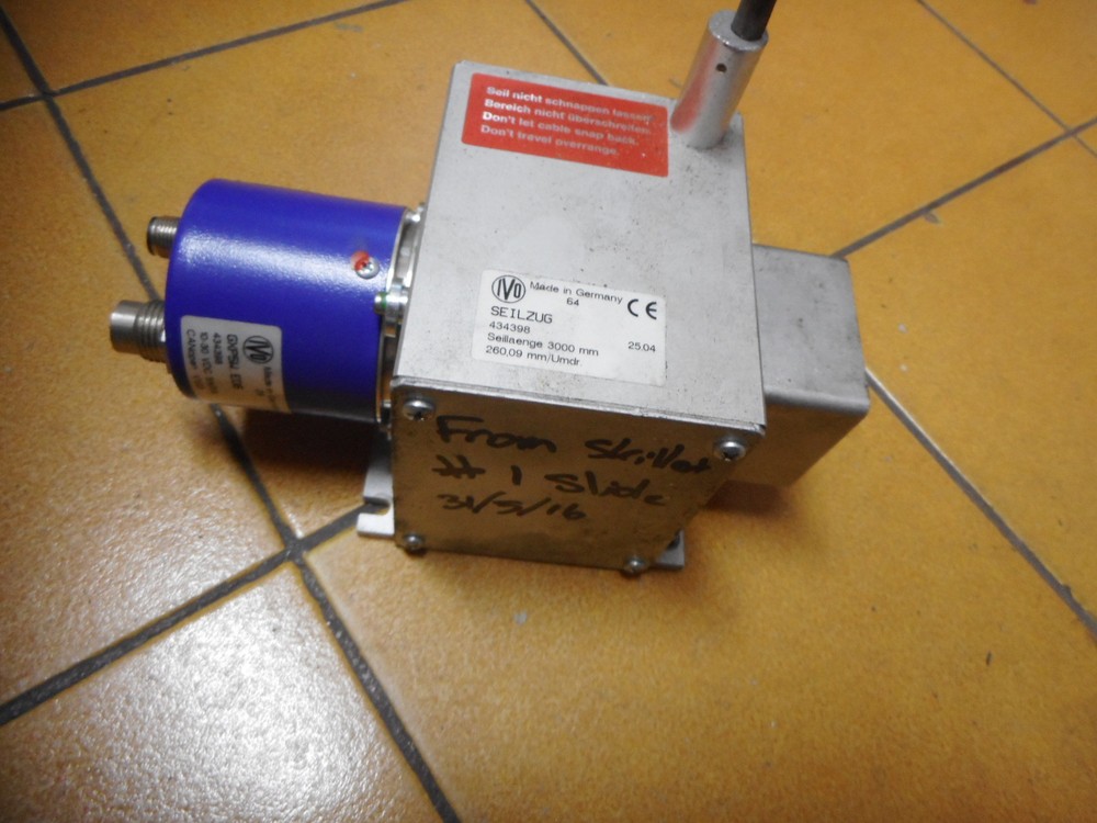 BAUMER IVO -- WIRE DRAW ENCODER 3000mm Length -- CAN OPEN ABSOLUTE -- GXP5W