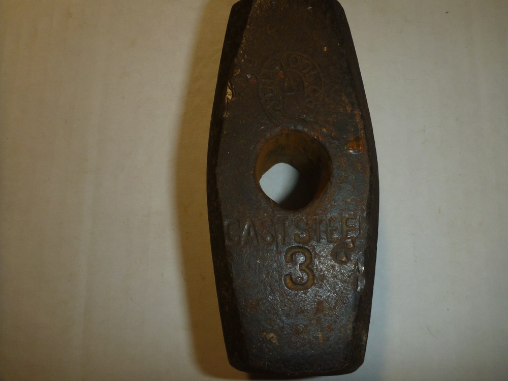 Vintage Atha 3 lb Blacksmith Sledge Hammer Head