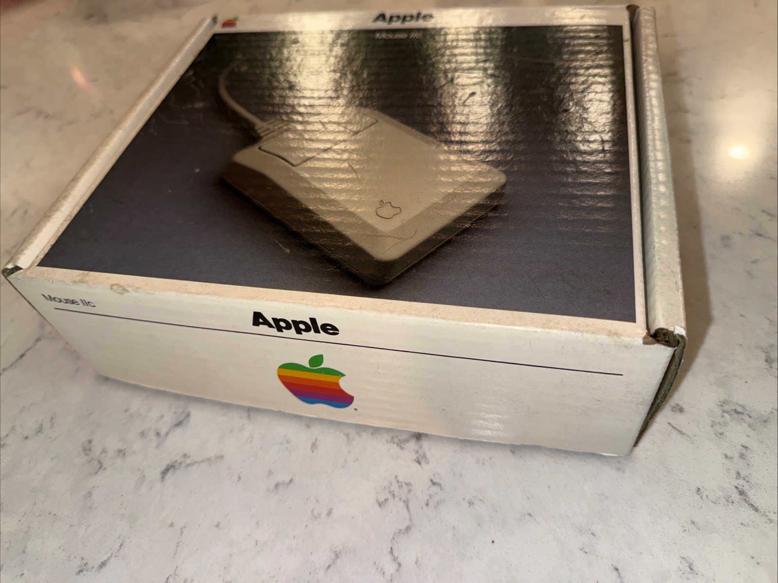 Apple Mouse IIc A2M4015 – Original Box + Foam Vintage Retro IIe IIgs Mac