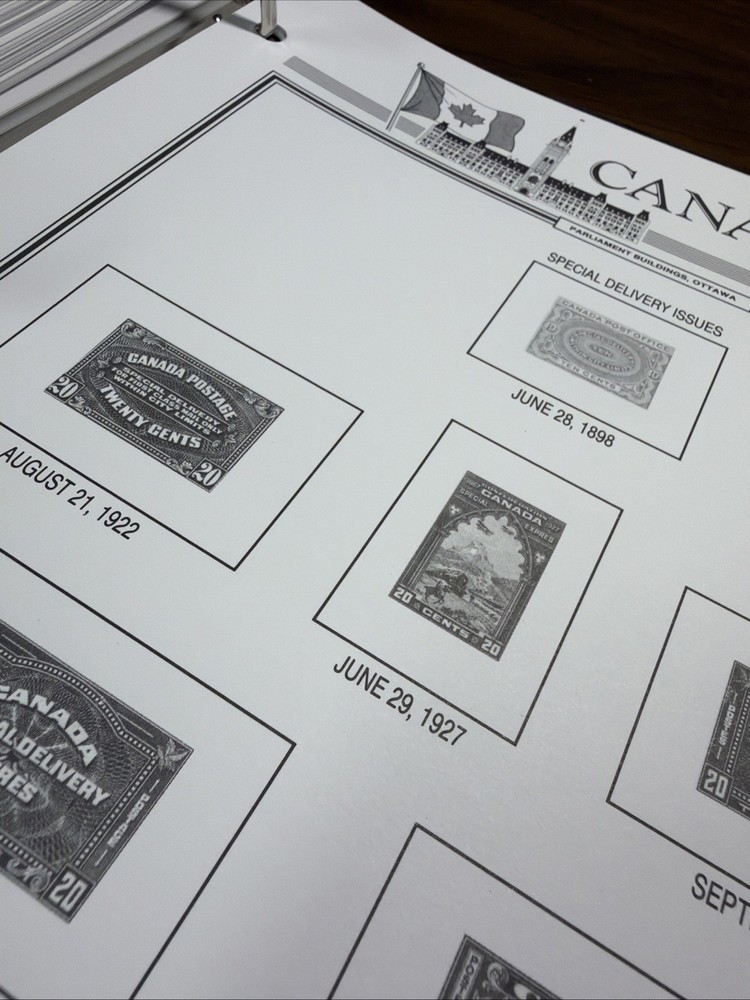 Parliament Canada Stamp Album, 1851-1980