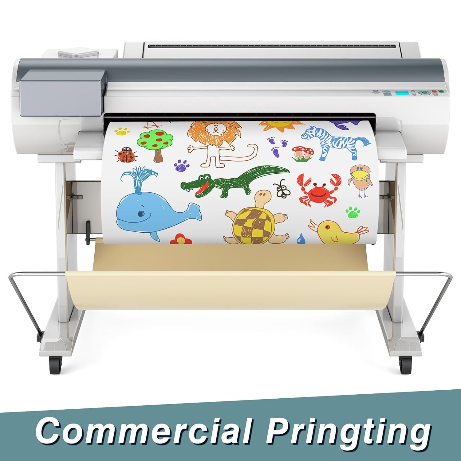 24 Inch X 25 Feet, 30 Mil Blank White Surface Magnet Sheets Magnetic Roll Printa