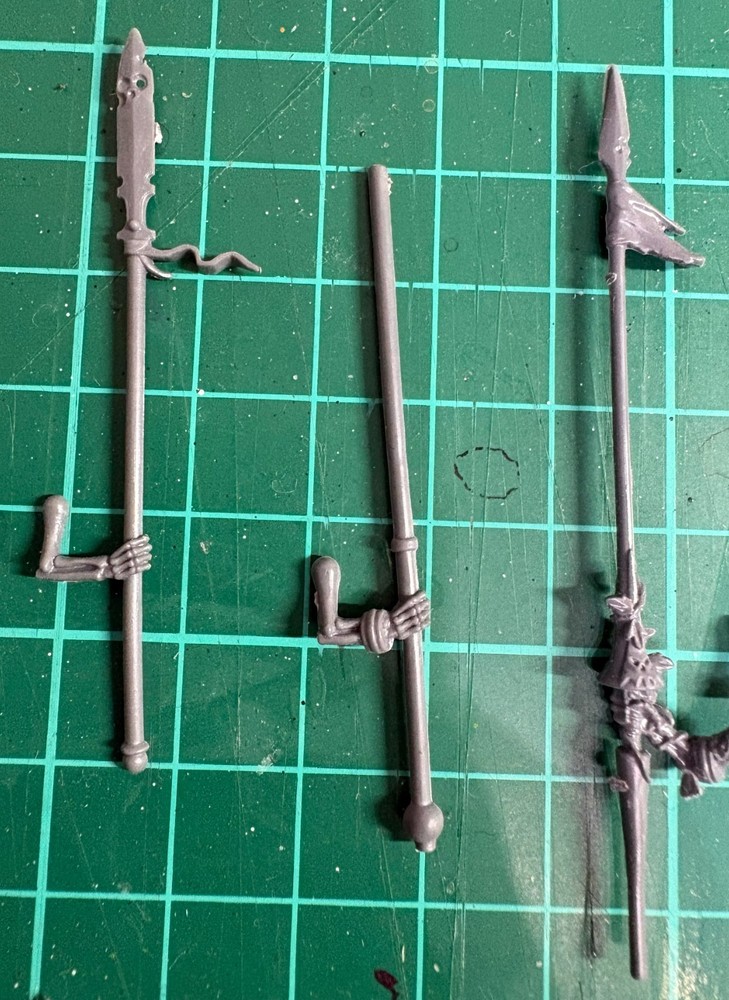 Warhammer Fantasy AOS Vampire Counts Skeleton Spears Lances Bundle Vintage Bits