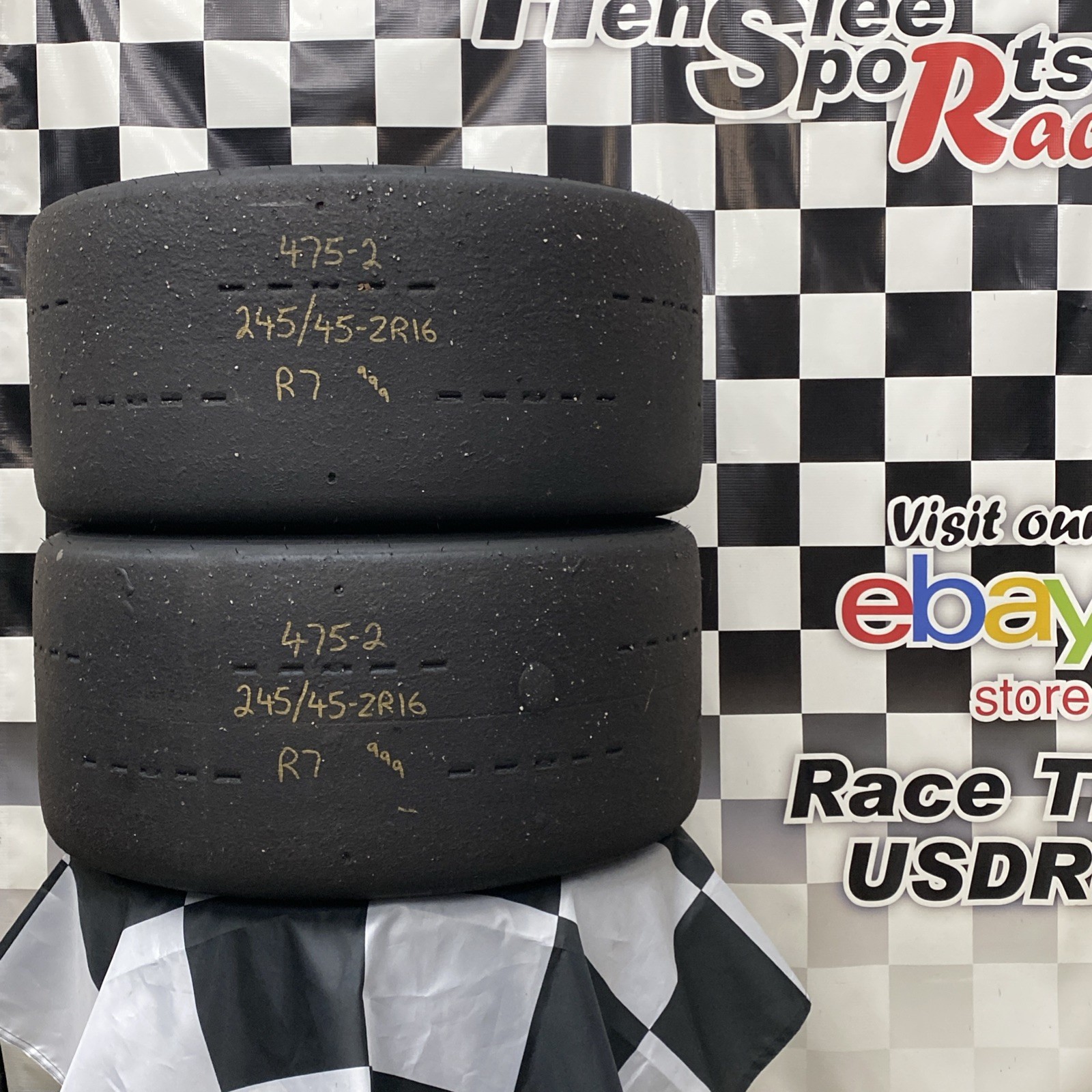 475-2 USDRRT HOOSIER DOT Road Race Tires 245/45-ZR16 R7