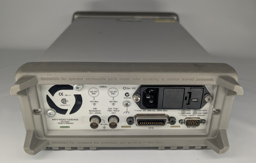 Agilent 33120A Arbitrary Waveform Generator (Missing Handle)