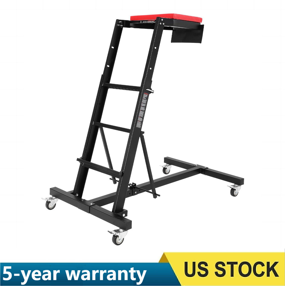 🔥45 - 66 in Adjustable Height Foldable Automotive Engine Topside Rolling Creepe