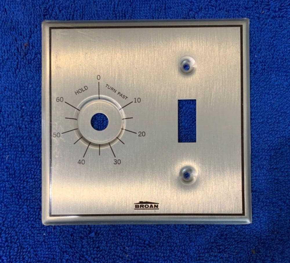 New Broan Time Switch & Silent Type Toggle Switch No. 63 60 minute/hold