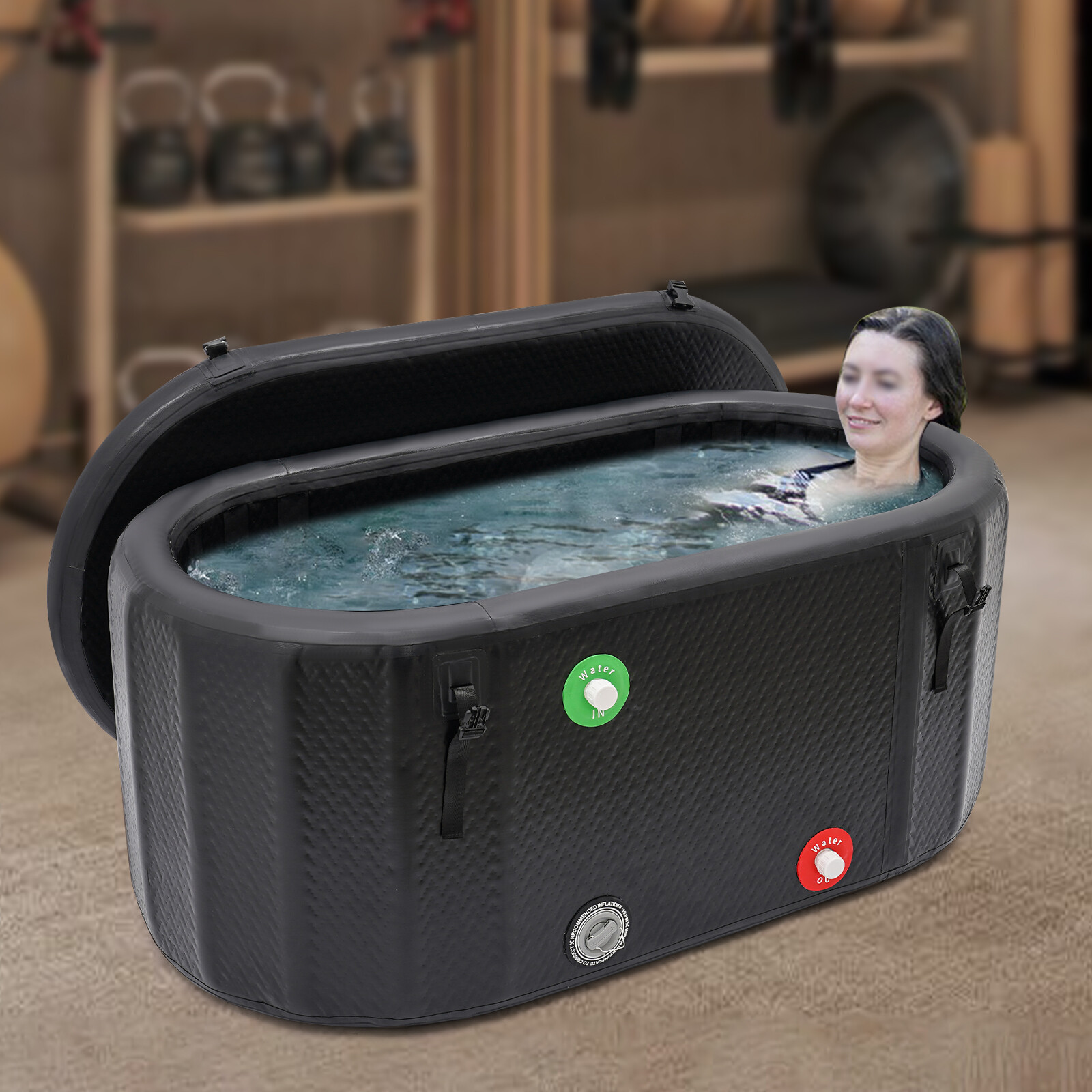 Ice Bath Cold Therapy Plunge Inflatable Ice Bath Tub for Sports Recovery Therapy