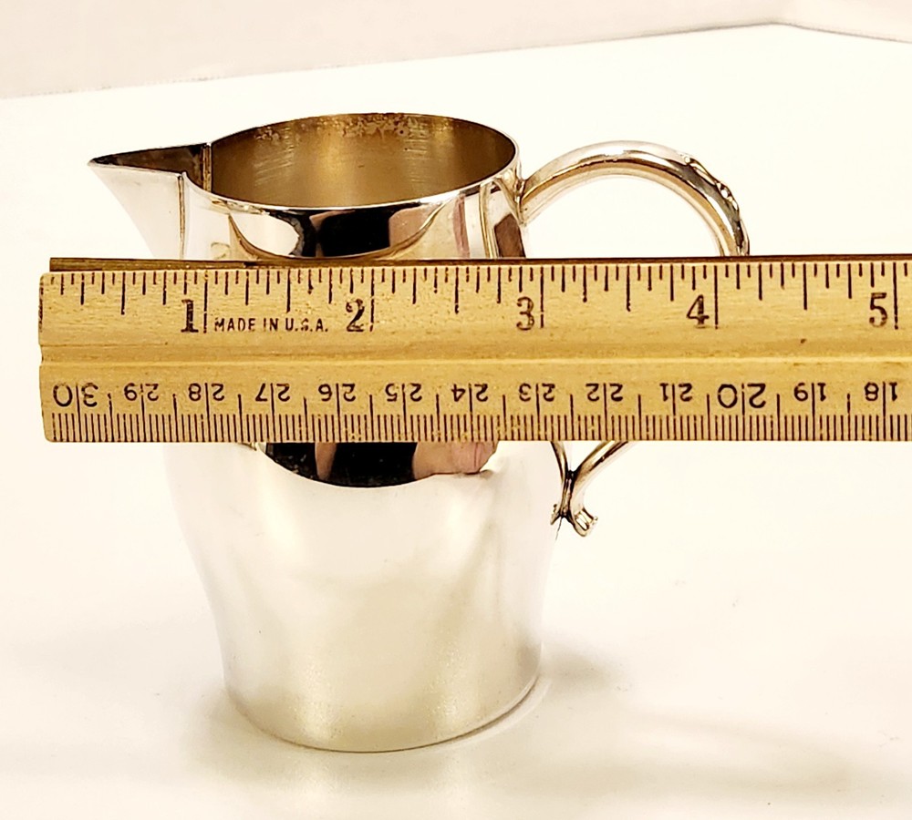 VTG William A. Rogers Silverplated Silver Plated Handled Creamer Pitcher 3.75"