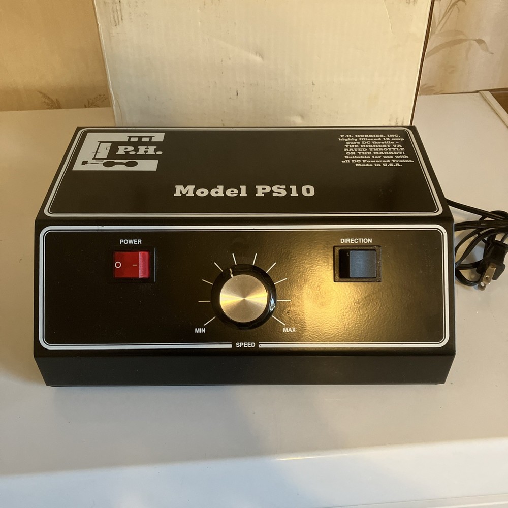 ph hobbies 10 amp transformer g scale PS10 NOS?