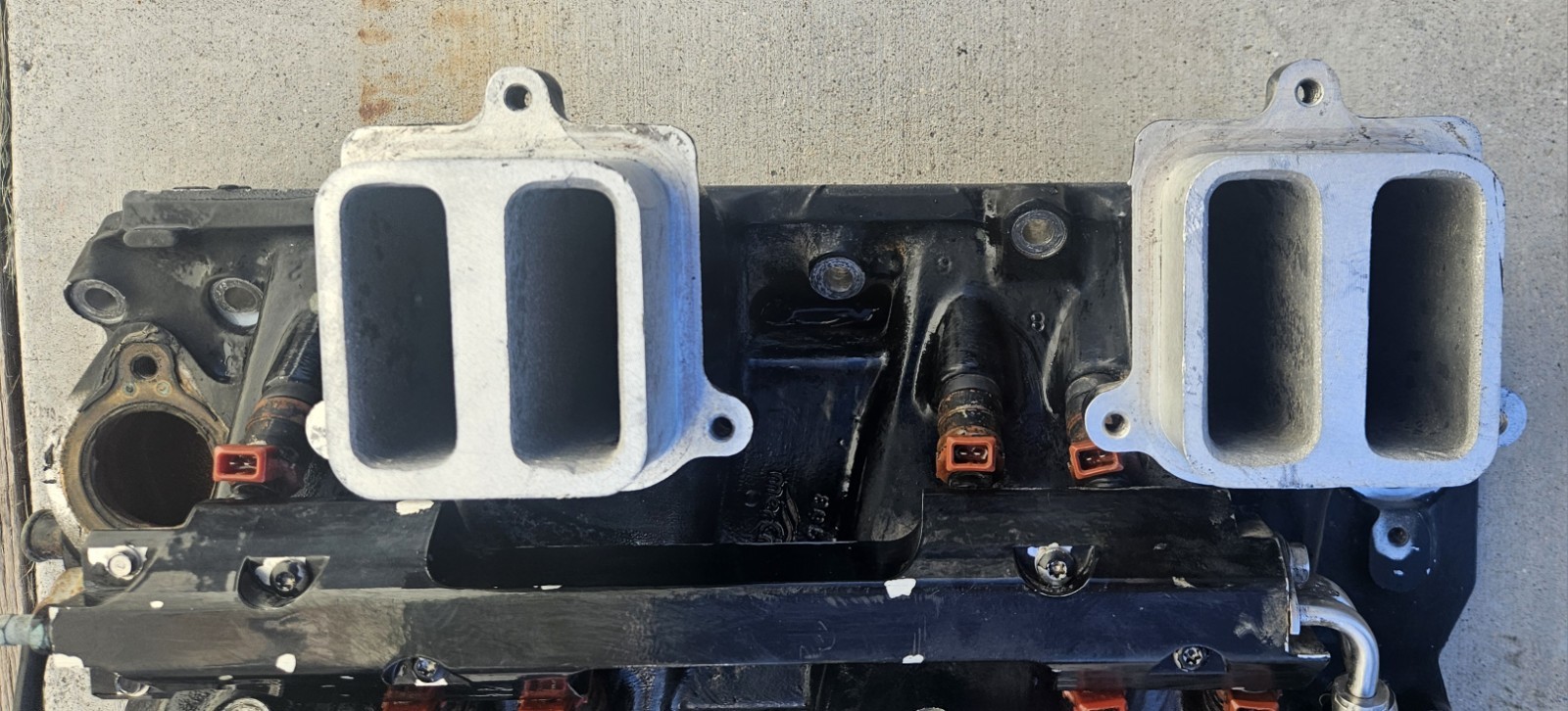 MerCruiser EFI 502 Magnum Upper & Lower Intake Manifold, Wiring Harness, ECM NR!