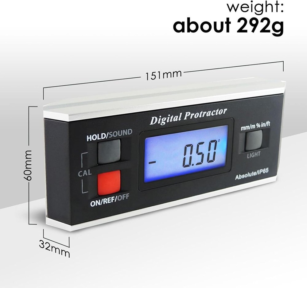 Digital Angle Finder Magnetic Protractor Inclinometer