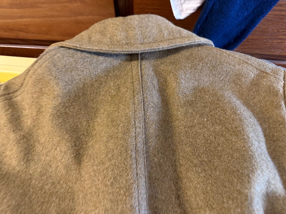 ORIGINAL WWI US ARMY WINTER M1917 GREATCOAT OVERCOAT- LARGE 44R