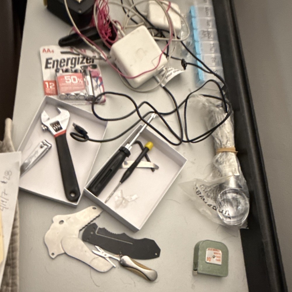 Junk lot (Electronics Tools etc) Apple, Energizer Mixed Electronics Lot***