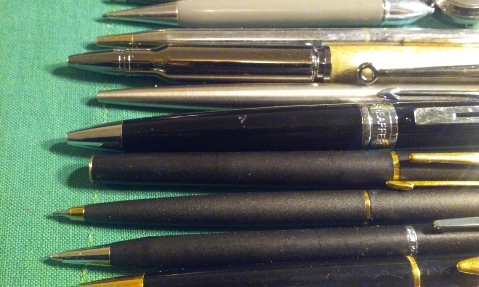 Junk Drawer Lot 12 Retro Quality PENS & Mechanical Pencils Cross Parker Sheaffer