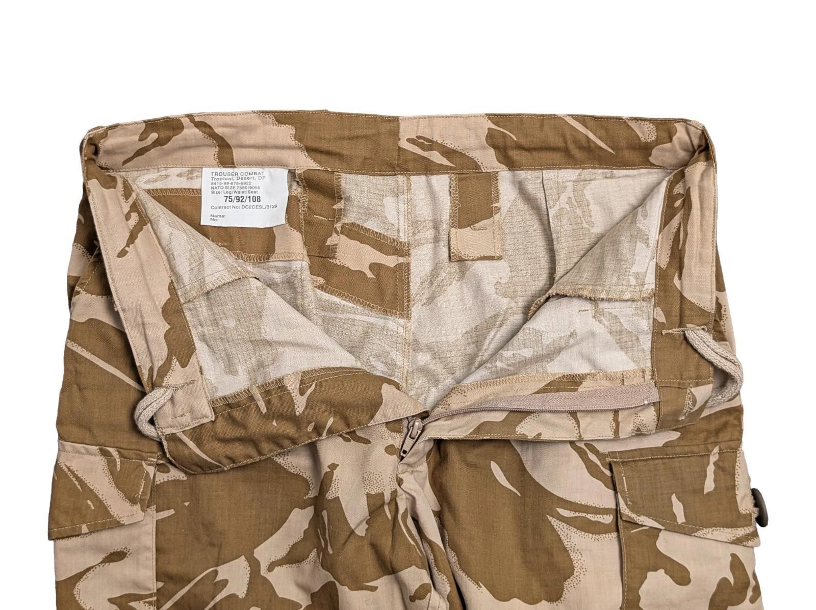 British Army Desert DPM Lightweight Combat Trousers - Large