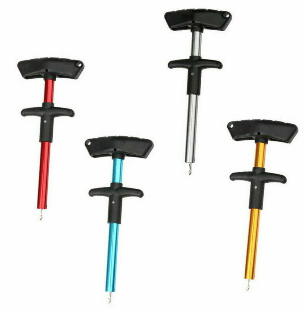 2 PACK Easy Fish Hook Remover Portable Extractor Detacher Puller T-Handle 6.75in