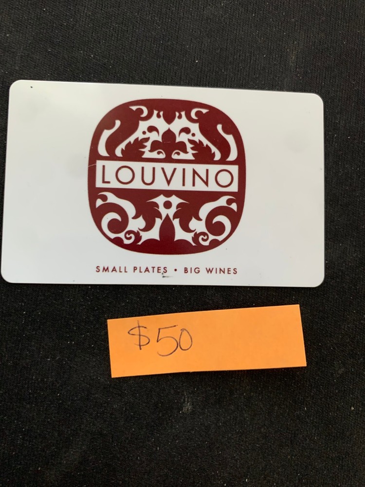 Louvino Gift Card - $50 value