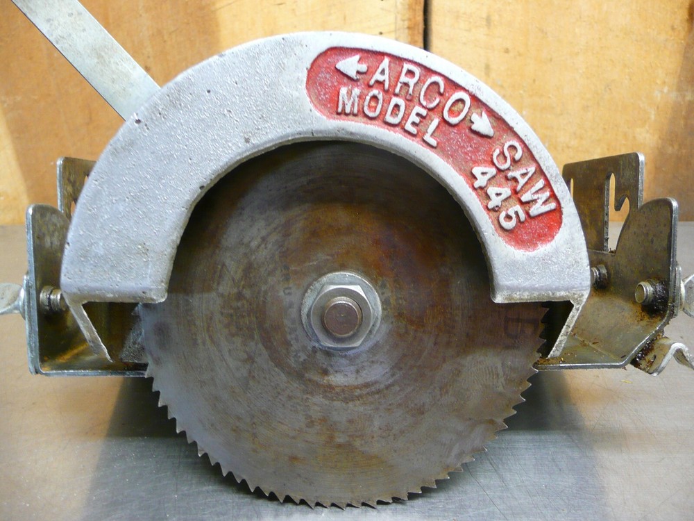Vintage ARCO Circular Saw Attachment for Drill, Model 445