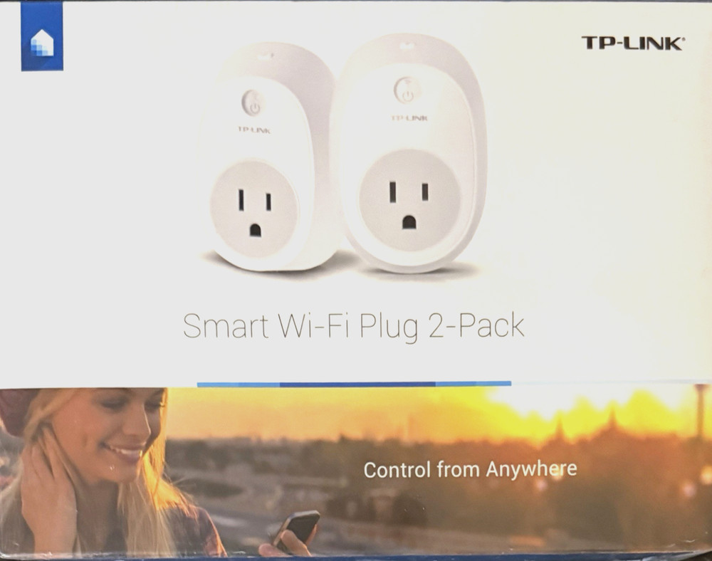 TP-Link Smart WiFi Plug 2-PACK HS100 Alexa Google Home Remote Control Outlet Ech