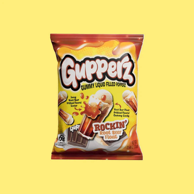 Gupperz Rockin' Root Beer Float 72g (China) Exotic Snacks