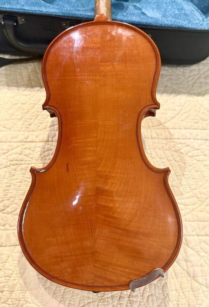 HALF SIZE ACADEMY 145 AU VIOLIN W/Bow & Case EUC