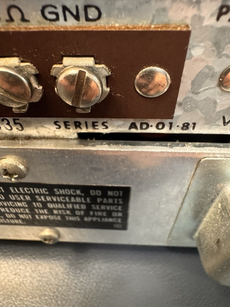 Vintage Bogen Challenger Model: C-35 Amplifier Untested #504