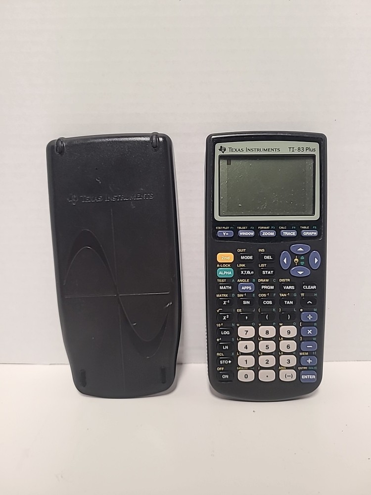 Texas Instruments TI-83 Plus + Graphing Calculator w slip case