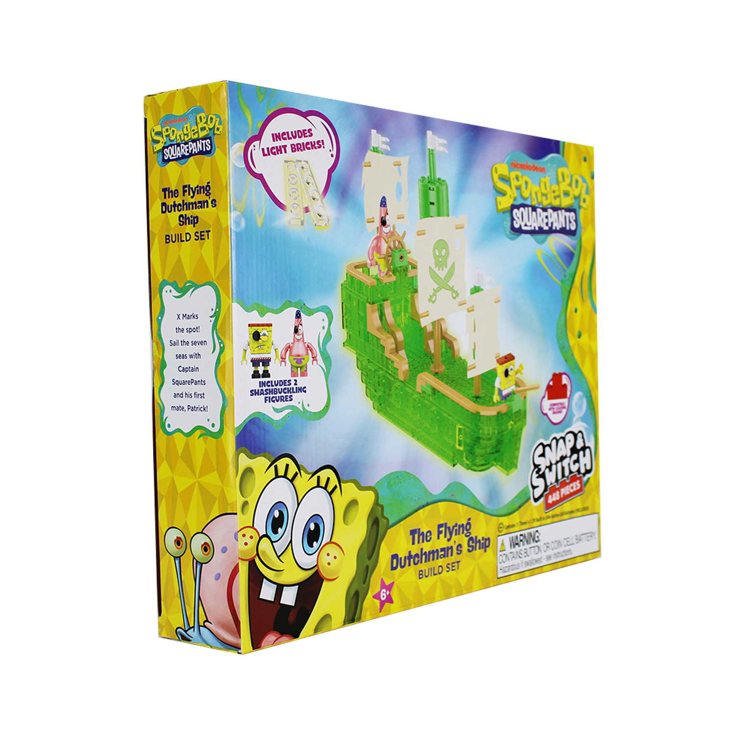 SpongeBob SquarePants Deluxe Flying Dutchman's Ship Snap & Switch Set