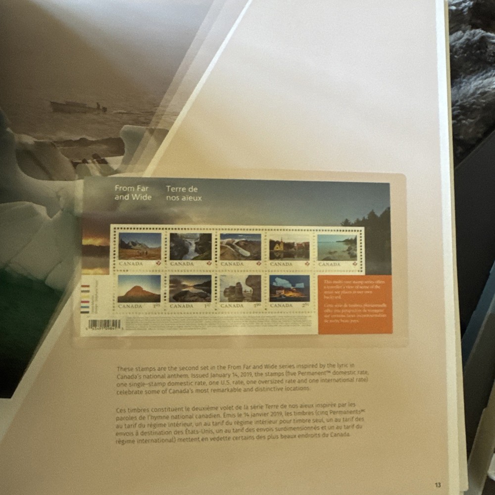 Canada 2019 Stamp Yearbook With Stamps