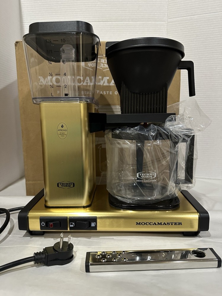 Technivorm MOCCAMASTER   KBGV Coffee Maker Machine Brushed gold