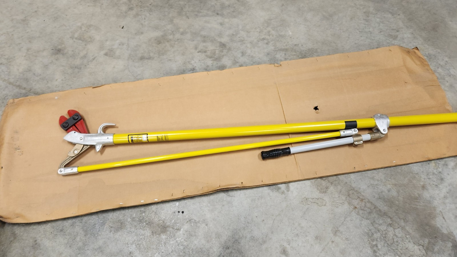 NEW Hastings 10672 5' Heavy Duty Lever Handle Wire Cutter Jaw 10mm Lineman Tool